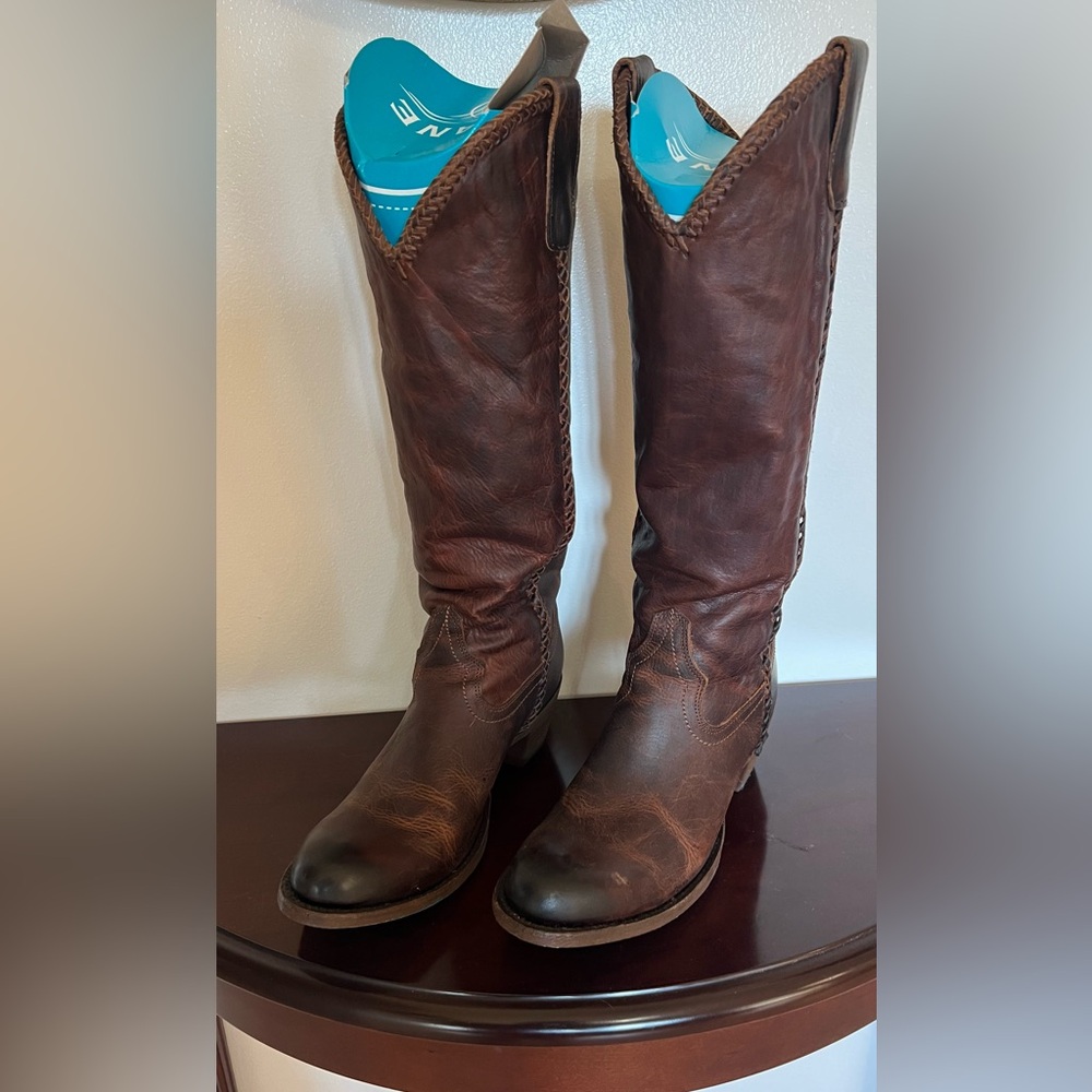 Brown Leather Women's Boots
